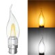 E27 E14 E12 B22 B15 4W Silver Pull Tail Incandescent Light Lamp Bulb Non-Dimmable 110V