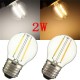 E27 G45 2W Warm White/ White Edison Filament LED COB Dimmable Lamp AC220V/110V