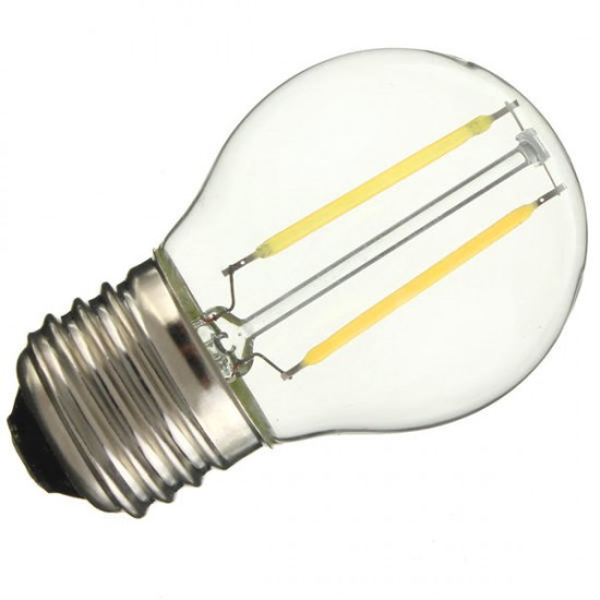 E27 G45 2W Warm White/ White Edison Filament LED COB Dimmable Lamp AC220V/110V E27 G45 2W Warm White/ White Edison Filament LED COB Dimmable Lamp AC220V/110V