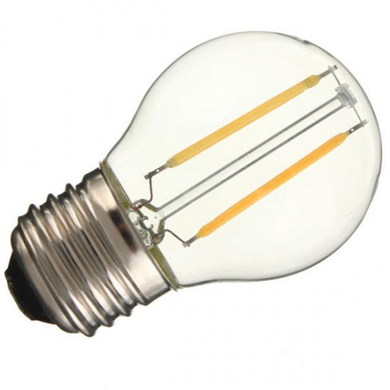 E27 G45 2W Warm White/ White Edison Filament LED COB Dimmable Lamp AC220V/110V E27 G45 2W Warm White/ White Edison Filament LED COB Dimmable Lamp AC220V/110V
