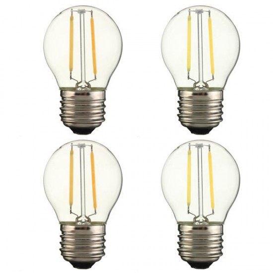 E27 G45 2W Warm White/ White Edison Filament LED COB Dimmable Lamp AC220V/110V E27 G45 2W Warm White/ White Edison Filament LED COB Dimmable Lamp AC220V/110V