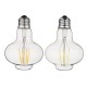 E27 G80 3W Warm White Pure White Filament Incandescent Light Bulb for Home AC85-265V E27 G80 3W Warm White Pure White Filament Incandescent Light Bulb for Home AC85-265V