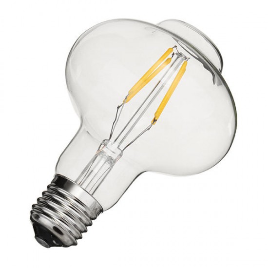 E27 G80 3W Warm White Pure White Filament Incandescent Light Bulb for Home AC85-265V