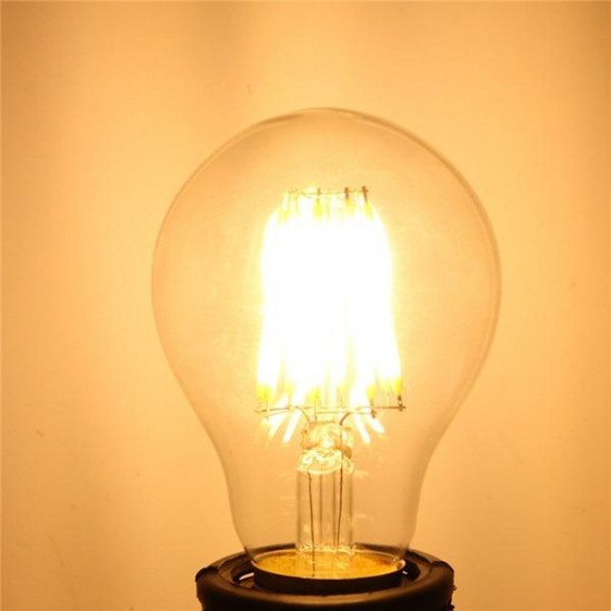 E27 LED 8W White/Warm White COB LED Filament Retro Edison LED Bulbs 85-265V