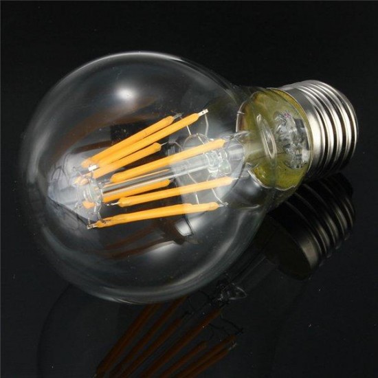 E27 LED 8W White/Warm White COB LED Filament Retro Edison LED Bulbs 85-265V