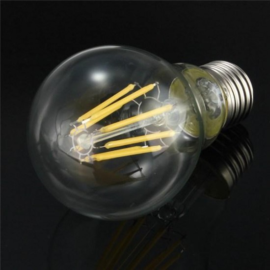 E27 LED 8W White/Warm White COB LED Filament Retro Edison LED Bulbs 85-265V