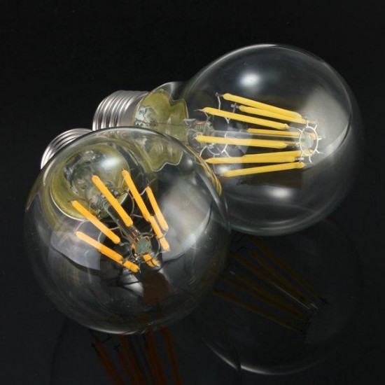 E27 LED 8W White/Warm White COB LED Filament Retro Edison LED Bulbs 85-265V