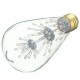 E27 ST64 3W Vintage Antique Edison Style Carbon Filament Clear Glass Bulb 220-240V