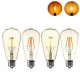 E27 ST64 4W Clear Cover Dimmable Edison Retro Vintage Filament COB LED Bulb Light Lamp AC110/220V