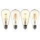 E27 ST64 4W Clear Cover Dimmable Edison Retro Vintage Filament COB LED Bulb Light Lamp AC110/220V E27 ST64 4W Clear Cover Dimmable Edison Retro Vintage Filament COB LED Bulb Light Lamp AC110/220V