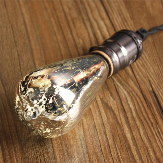 E27 ST64 5W Storm Silvering Vintage Antique Edison Filament COB LED Bulb Light Lamp 85-265V E27 ST64 5W Storm Silvering Vintage Antique Edison Filament COB LED Bulb Light Lamp 85-265V