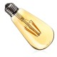 E27 ST64 6W Golden Cover Dimmable Edison Retro Vintage Filament COB LED Bulb Light Lamp AC110/220V