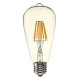 E27 ST64 8W Clear Cover Dimmable Edison Retro Vintage Filament COB LED Bulb Light Lamp AC110/220V E27 ST64 8W Clear Cover Dimmable Edison Retro Vintage Filament COB LED Bulb Light Lamp AC110/220V