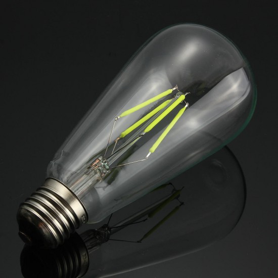 E27 ST64 Retro Edison LED 4W COB Squirrel Cage Colorful Filament Glass Light Lamp Bulb AC 220V E27 ST64 Retro Edison LED 4W COB Squirrel Cage Colorful Filament Glass Light Lamp Bulb AC 220V