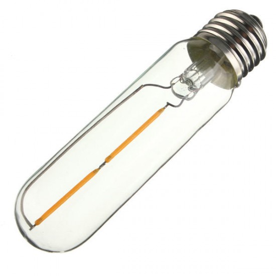 E27 T10 2W LED COB Filament Light Bulb Edison Vintage Retro Lamp AC 220V