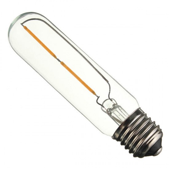 E27 T10 2W LED COB Filament Light Bulb Edison Vintage Retro Lamp AC 220V