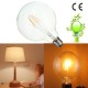 G125 4W E27 Edison Filament Warm White Globe COB LED Light Bulb 220-240V