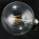 G125 4W E27 Edison Filament Warm White Globe COB LED Light Bulb 220-240V