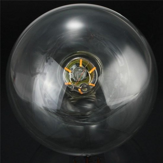 G125 6W E27 Edison Filament Warm White Globe COB LED Light Bulb 220-240V G125 6W E27 Edison Filament Warm White Globe COB LED Light Bulb 220-240V