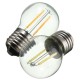 G45 E27 2W White/Warm White Non-Dimmable COB LED Filament Retro Edison Bulbs 220V