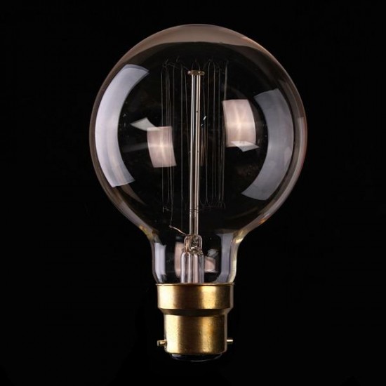 G95 B22 60W 110/220V 138mm x 95mm Incandescent Bulbs Retro Edison Bulb G95 B22 60W 110/220V 138mm x 95mm Incandescent Bulbs Retro Edison Bulb