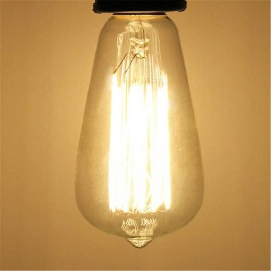 E27 40W ST64 A19 Edison Vintage Incandescent Light Bulb Nostalgia Filament Lamp AC220V