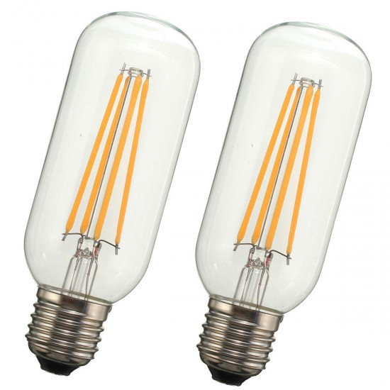 T45 E26/E27 Dimmable Edison LED Bulbs Warm White COB Vintage Light 400LM 4W 110V/220V