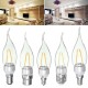 Non-Dimmable E27 E14 E12 B22 B15 2W Sliver Pull Tail Incandescent Candle Light Bulb 220V