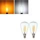 Retro E12 4W Edison Filament Bulb LED Warm White Pure White Light Lamp Candle AC 110V