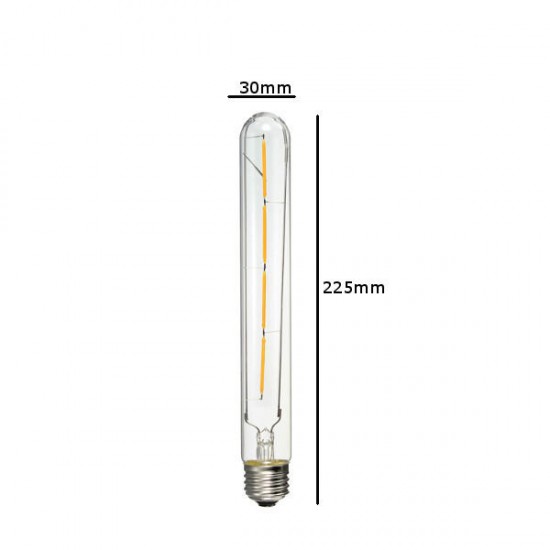 T225 E27 4W Warm White 400LM COB LED Filament Retro Edison Bulbs 110-240V T225 E27 4W Warm White 400LM COB LED Filament Retro Edison Bulbs 110-240V