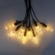 ZX E27 E14 3W Retro Sky Star Edison Bulb LED Incandescent Lamp Chandelier Hanging Light AC220V