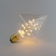 ZX E27 E14 3W Retro Sky Star Edison Bulb LED Incandescent Lamp Chandelier Hanging Light AC220V