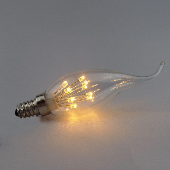 ZX E27 E14 3W Retro Sky Star Edison Bulb LED Incandescent Lamp Chandelier Hanging Light AC220V