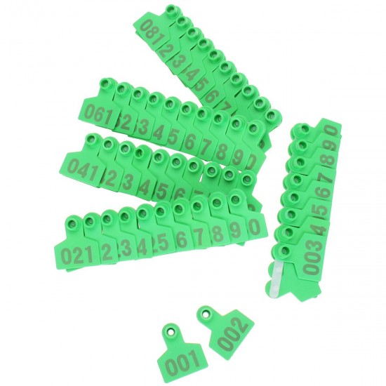 001-100 Number Animal Livestock Ear Tag Cattle Cow Pig Label+Applicator Plier 001-100 Number Animal Livestock Ear Tag Cattle Cow Pig Label+Applicator Plier