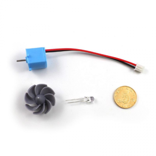 0.01-15V Micro Wind Hydro Turbines Hydraulic Dual Generator DIY Education Model