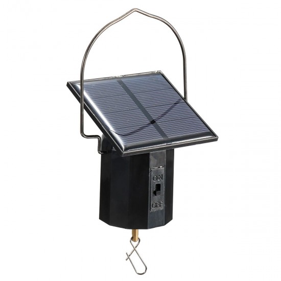 0.35W 1.6V Solar Powered System Whirligig Wind Spinner Motor Twirl Swirl Outdoor Hanging Ornament