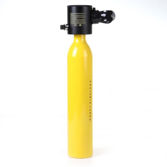 0.5L Diving Mini Scuba Cylinder Oxygen Tank Underwater Breath Equipment-inflator Set