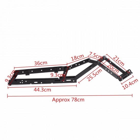 1 Pair DIY Lift Bracket Chair Sofa Bed Frame Adjustable Angle Mechanism Hinge Hardware 1 Pair DIY Lift Bracket Chair Sofa Bed Frame Adjustable Angle Mechanism Hinge Hardware