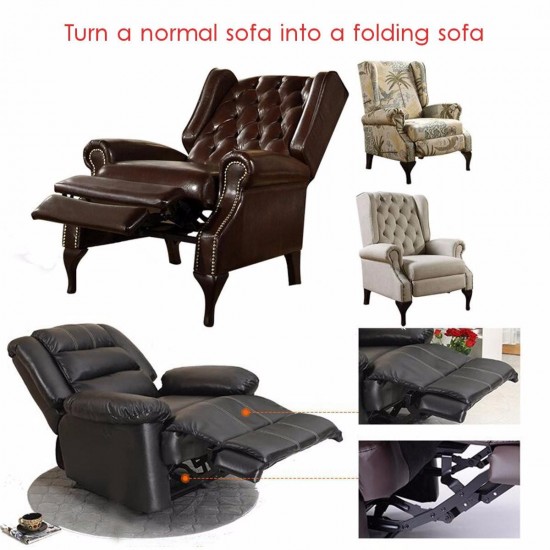 1 Pair DIY Lift Bracket Chair Sofa Bed Frame Adjustable Angle Mechanism Hinge Hardware 1 Pair DIY Lift Bracket Chair Sofa Bed Frame Adjustable Angle Mechanism Hinge Hardware