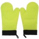 1 Pair Heat Resistant Oven Glove Kitchen BBQ Cooking Grilling Baking Mitt Silicone Fabric Glove 1 Pair Heat Resistant Oven Glove Kitchen BBQ Cooking Grilling Baking Mitt Silicone Fabric Glove