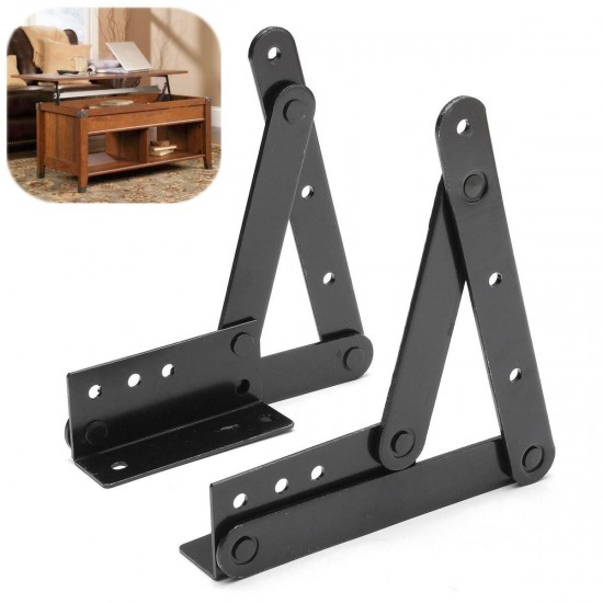 1 Pair Lift Up Bracket Table Desk Furniture Frame Mechanism Hinge Hardware