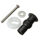 1 Pair WC Toilet Seat Hinges Commode Cover Screw Well Nuts Blind Hole Fixings 1 Pair WC Toilet Seat Hinges Commode Cover Screw Well Nuts Blind Hole Fixings