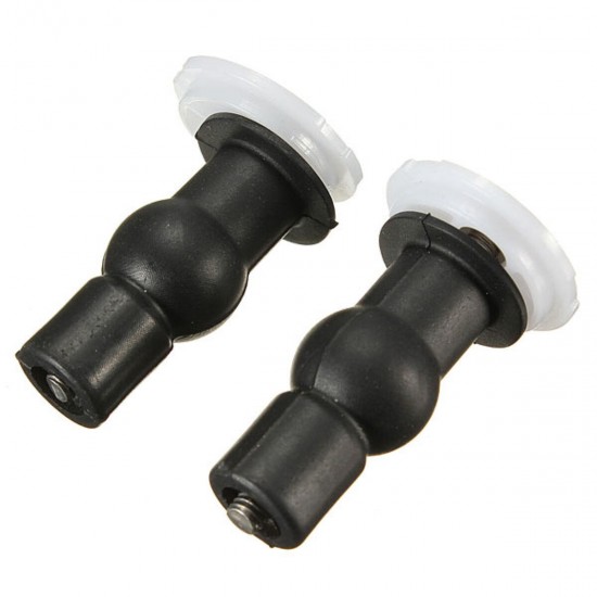 1 Pair WC Toilet Seat Hinges Commode Cover Screw Well Nuts Blind Hole Fixings