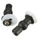 1 Pair WC Toilet Seat Hinges Commode Cover Screw Well Nuts Blind Hole Fixings 1 Pair WC Toilet Seat Hinges Commode Cover Screw Well Nuts Blind Hole Fixings