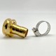 1 Set Garden Hose Repair Connector With Clamps Fit For 3/4'' Or 5/8'' Garden Hose Fitting 1 Set Garden Hose Repair Connector With Clamps Fit For 3/4'' Or 5/8'' Garden Hose Fitting