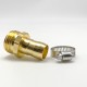 1 Set Garden Hose Repair Connector With Clamps Fit For 3/4'' Or 5/8'' Garden Hose Fitting 1 Set Garden Hose Repair Connector With Clamps Fit For 3/4'' Or 5/8'' Garden Hose Fitting