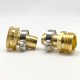 1 Set Garden Hose Repair Connector With Clamps Fit For 3/4'' Or 5/8'' Garden Hose Fitting