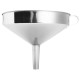 10-24cm Stainless Steel Wide Mouth Liquid Water Oil Funnel Kitchen Filter Tool