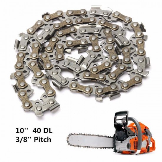 10 Inch 40 Drive Substitution Chain Saw Saw Mill Chain 3/8 Inch Links Pitch 050 Gauge