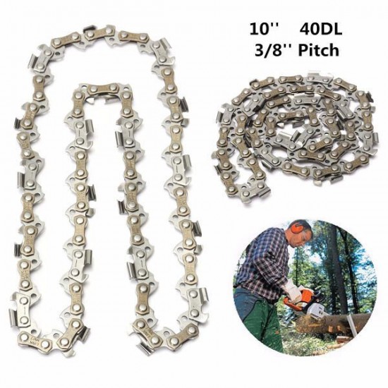 10 Inch 40 Drive Substitution Chain Saw Saw Mill Chain 3/8 Inch Links Pitch 050 Gauge 10 Inch 40 Drive Substitution Chain Saw Saw Mill Chain 3/8 Inch Links Pitch 050 Gauge